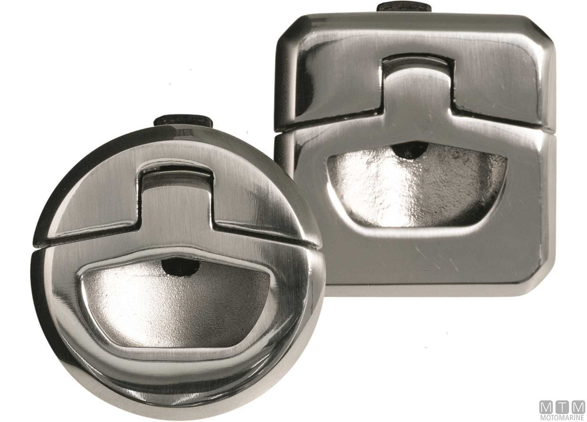M-Town push latch Ø57 mm stainless steel 316 - original photo Motomarine Srl