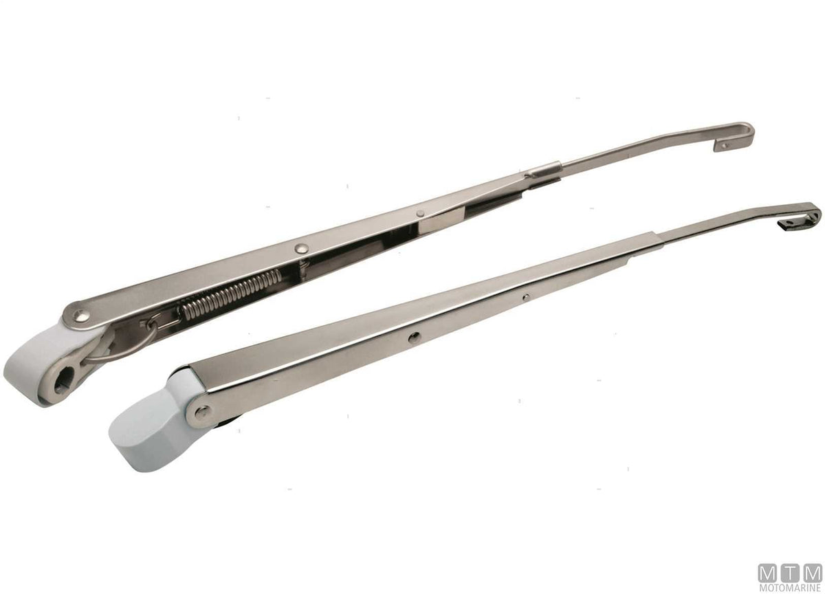 Telescopic arm burnished stainless steel 480/620 mm - original photo Motomarine Srl