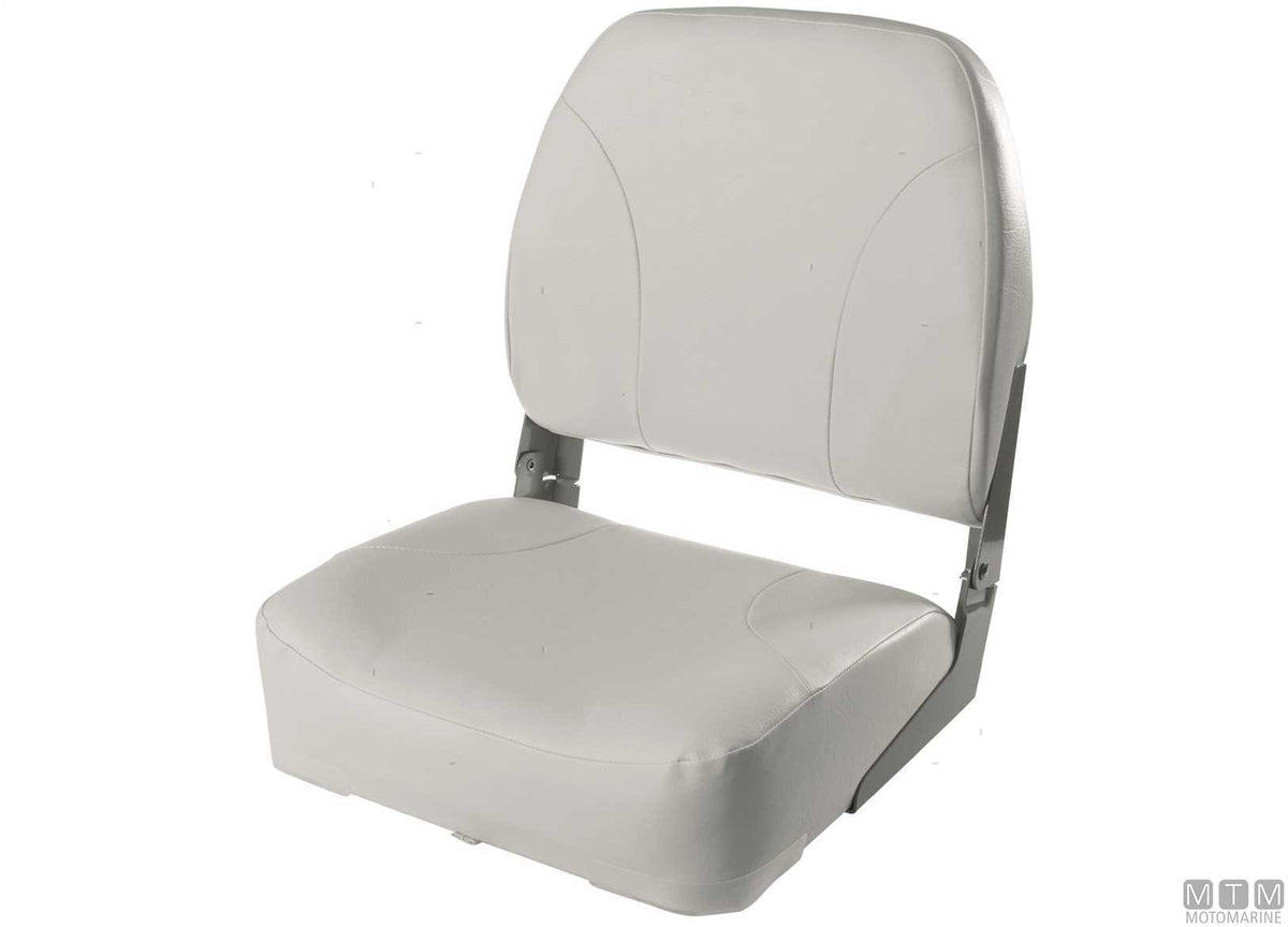 Sandra seat H530 mm, padded and folding - original photo Motomarine Srl