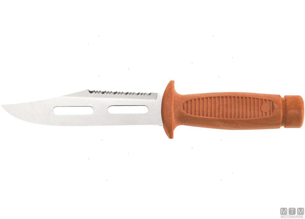 Mac Sub 97-R red floating knife, 14 cm blade - original photo Motomarine Srl