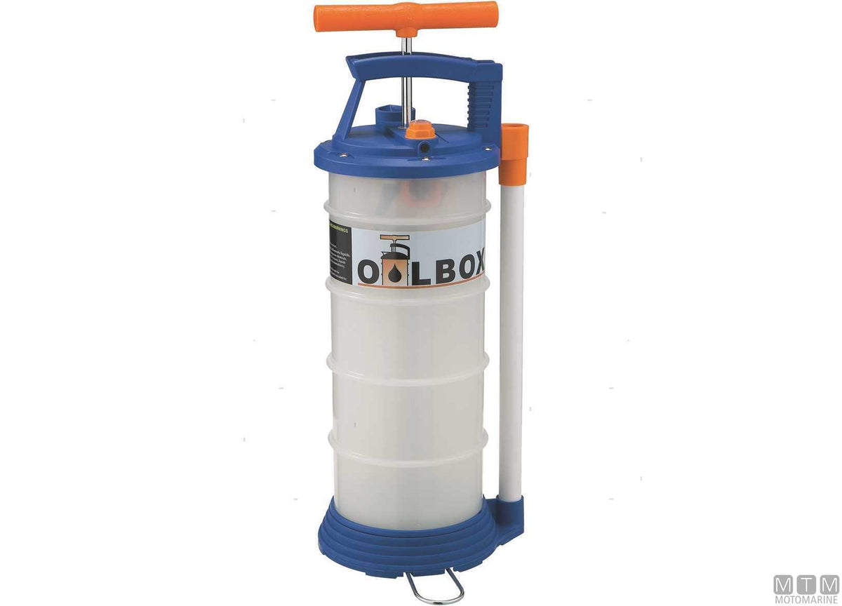 Oil change pump Oilbox 6.5 L - original photo Motomarine Srl