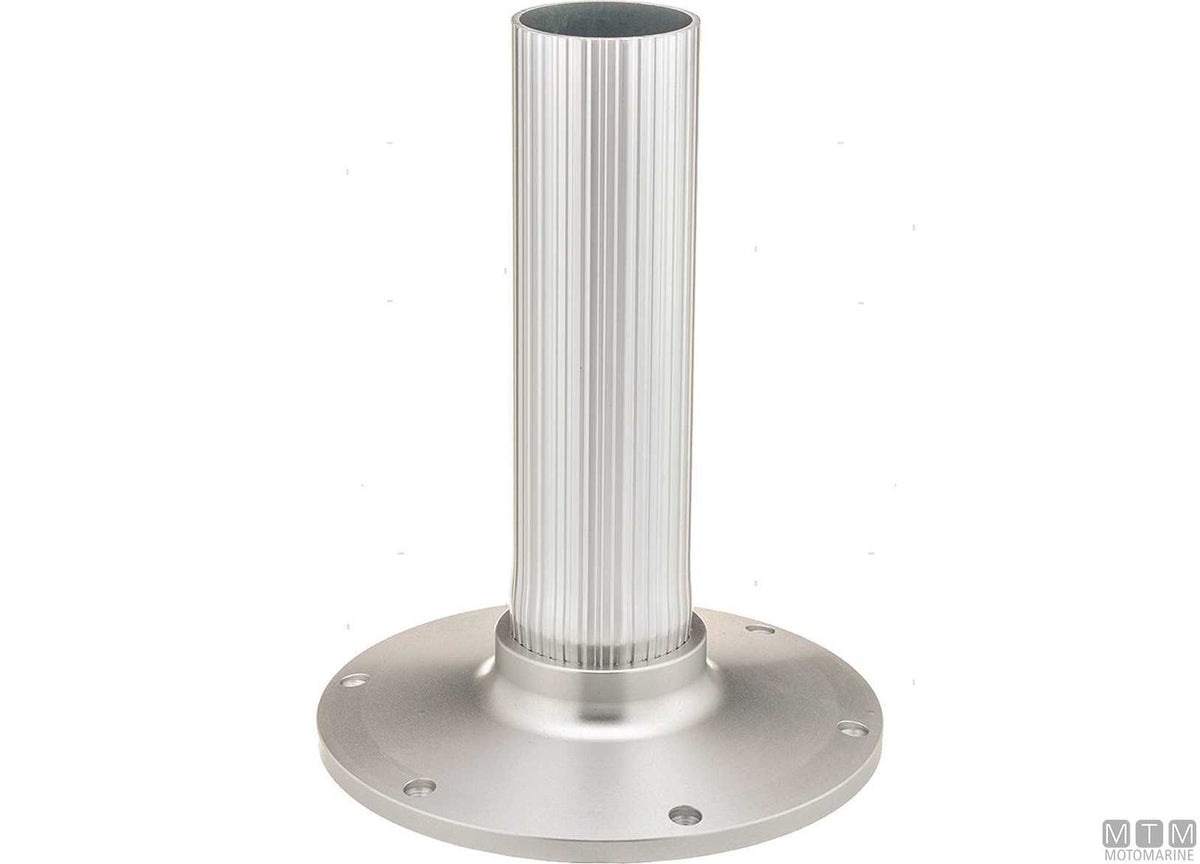 Garelick fixed seat support H610 mm in aluminium - original photo Motomarine Srl