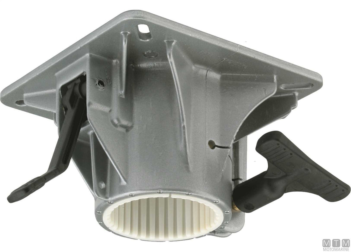Garelick fixed seat support H460 mm in aluminium - original photo Motomarine Srl