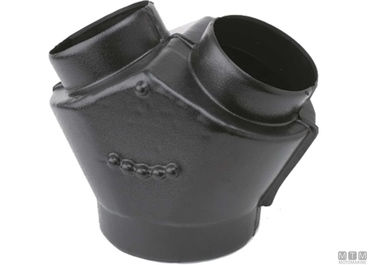 VF plenum with ring Ø102 mm 200x100 mm - original photo Motomarine Srl