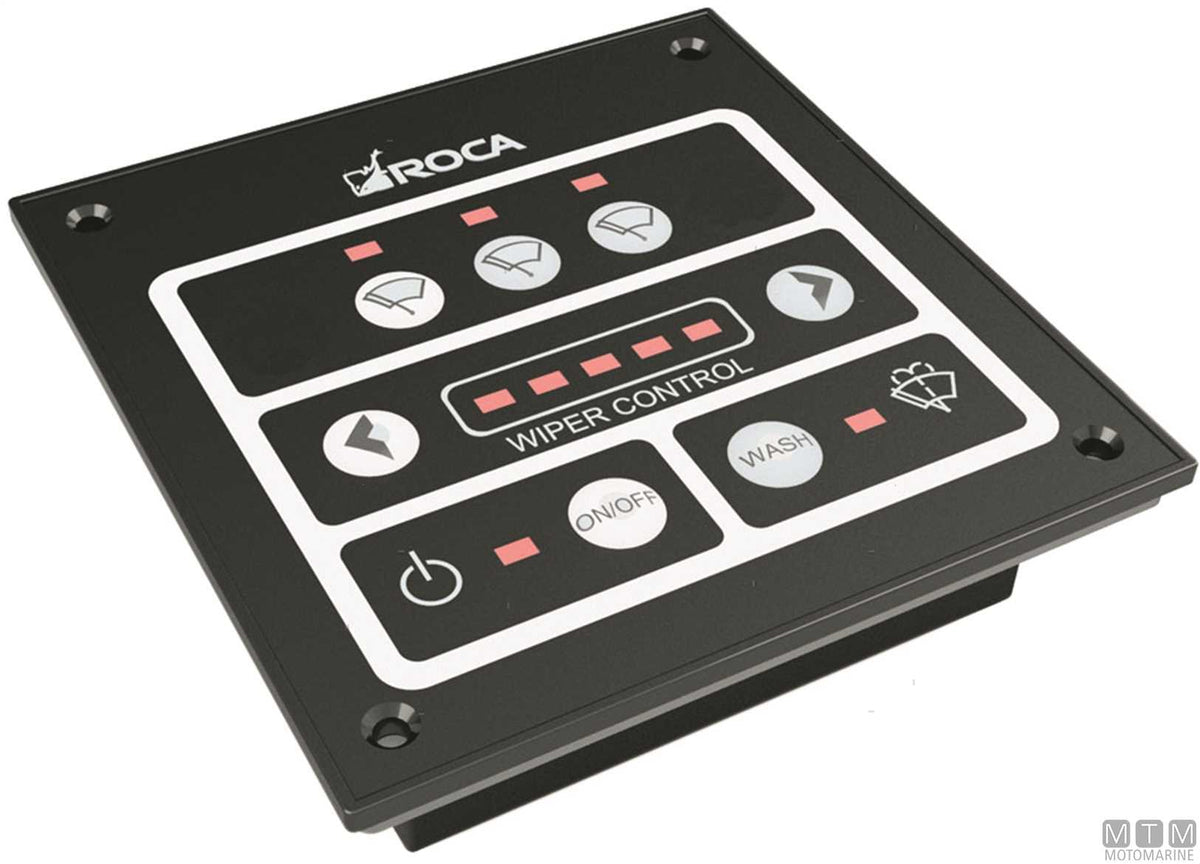 Roca control unit for wipers up to 3 motors 12/24V - original photo Motomarine Srl