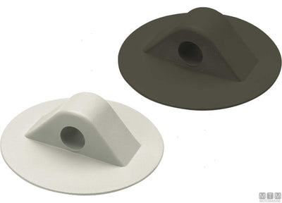PVC rope guide plate, black