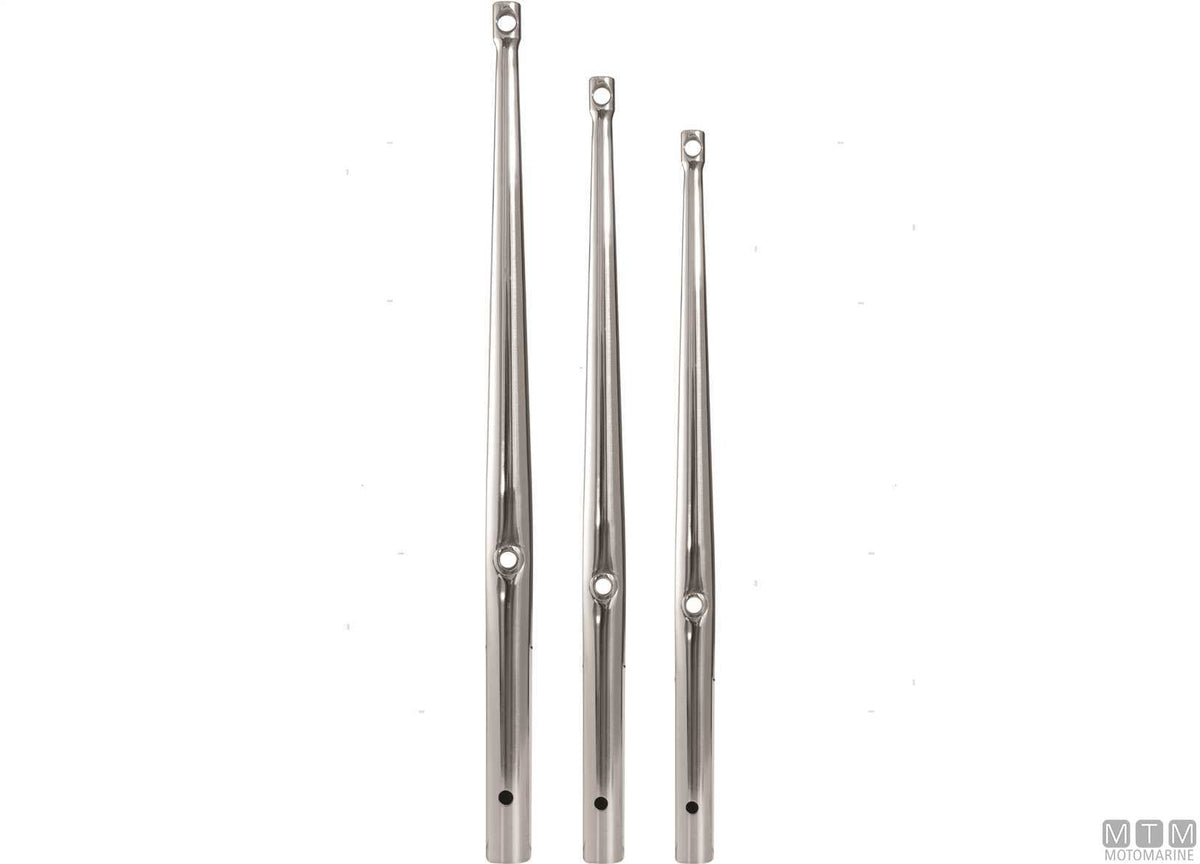 Stanchion H505 mm AISI 316 stainless steel - original photo Motomarine Srl