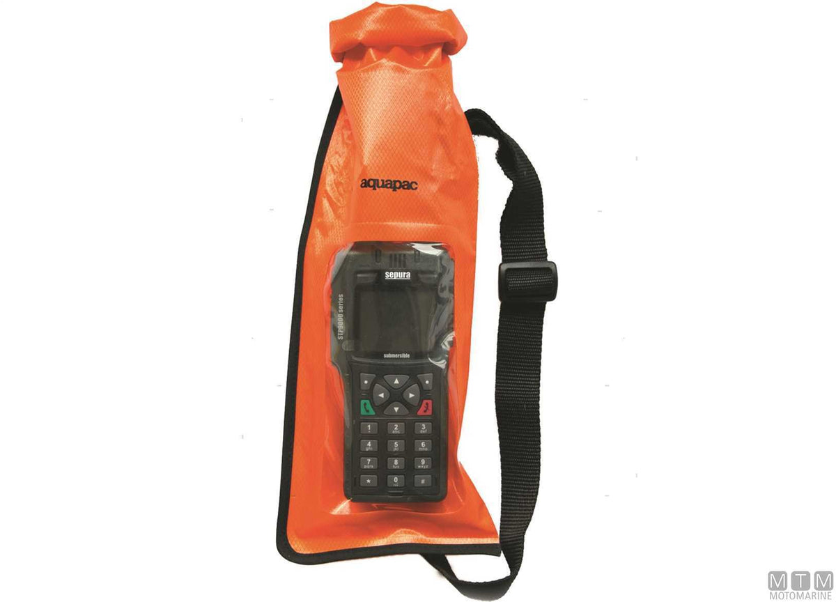 Aquapac VHF Stormproof 214 waterproof case - original photo Motomarine Srl