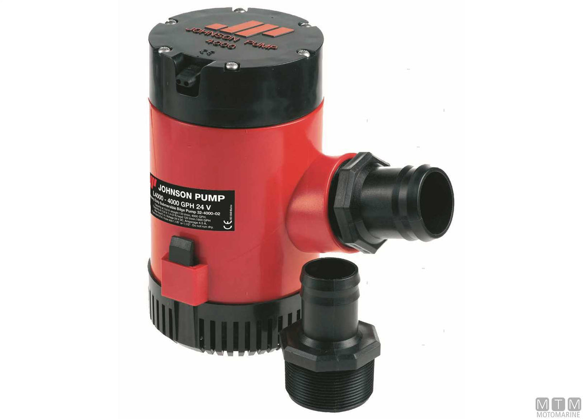 Bilge pump Johnson HD 4000 24 V - original photo Motomarine Srl
