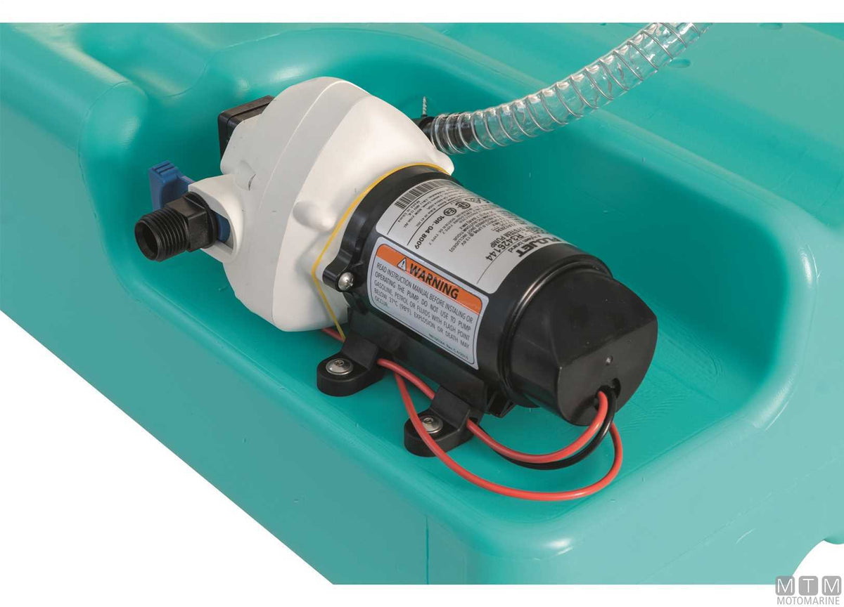 Water tank 87 L Green Line Pump Kit - original photo Motomarine Srl