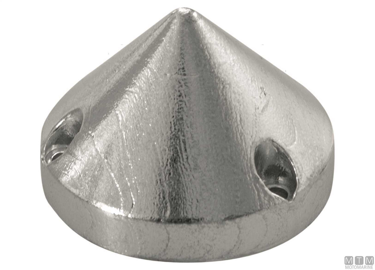 Nose cone zinc anode for New Max Prop 3P Ø68 mm - original photo Motomarine Srl