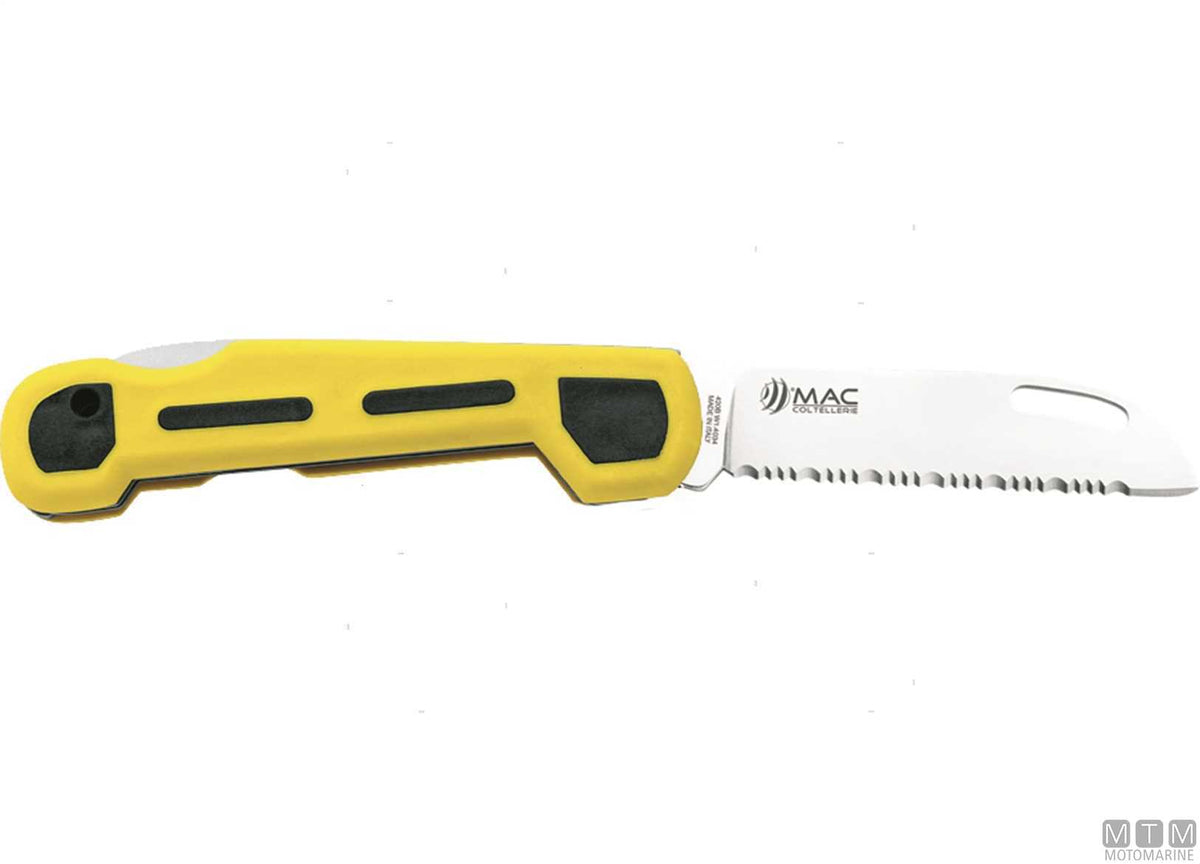 MAC SKIPPY-B blue folding knife, 6.5 cm blade - original photo Motomarine Srl
