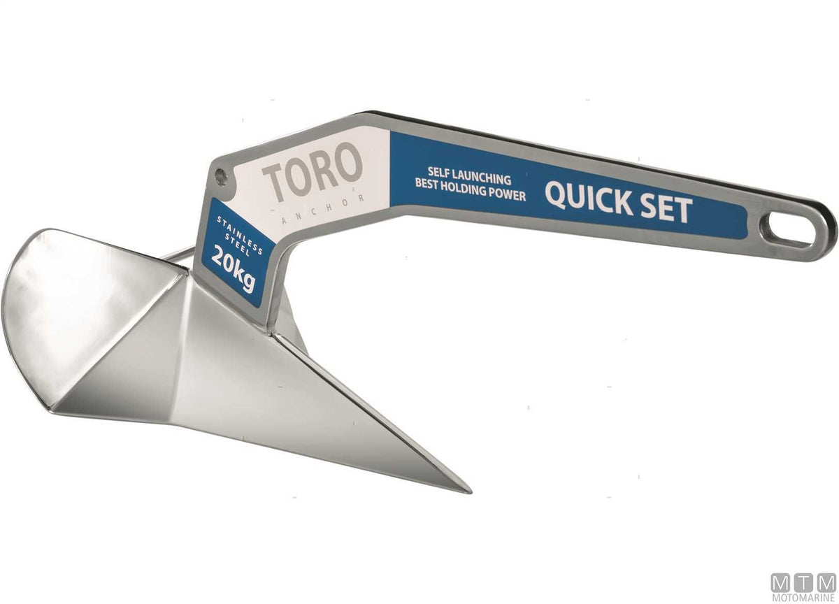 Toro anchor 50 kg, stainless steel 316 - original photo Motomarine Srl