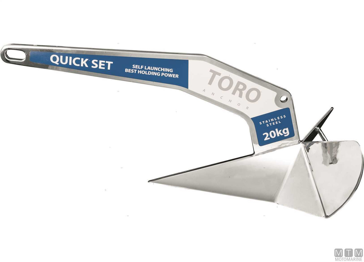 Toro anchor 63 kg, stainless steel 316 - original photo Motomarine Srl