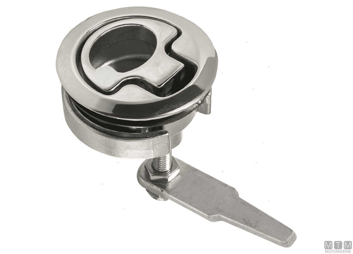 Roca compression latch Ø61 mm with straight lever stainless steel - original photo Motomarine Srl