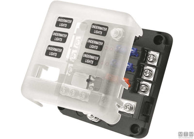 Fuse box UNIVAL 6-position with terminal block