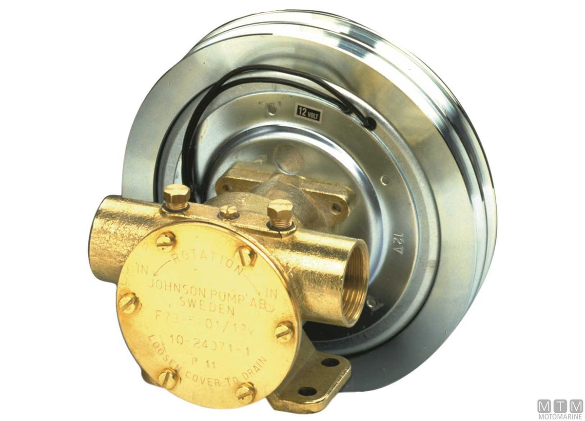 Johnson magnetic pulley 1 groove type B 24V - original photo Motomarine Srl