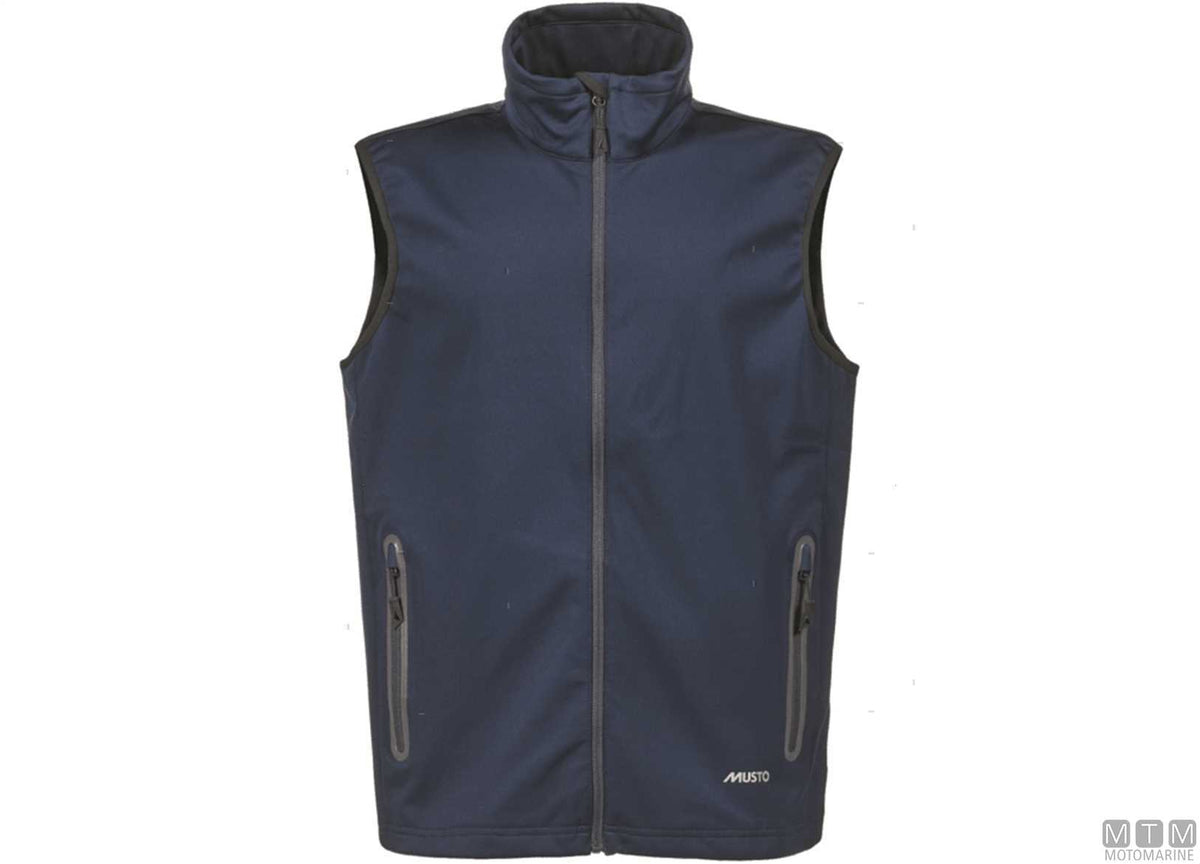 Musto Essential Softshell Gilet 990 Black M - original photo Motomarine Srl