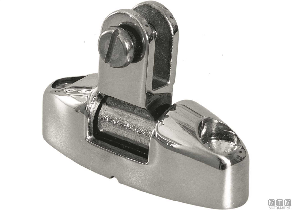 BPI mounting base in stainless steel for bimini tops - original photo Motomarine Srl
