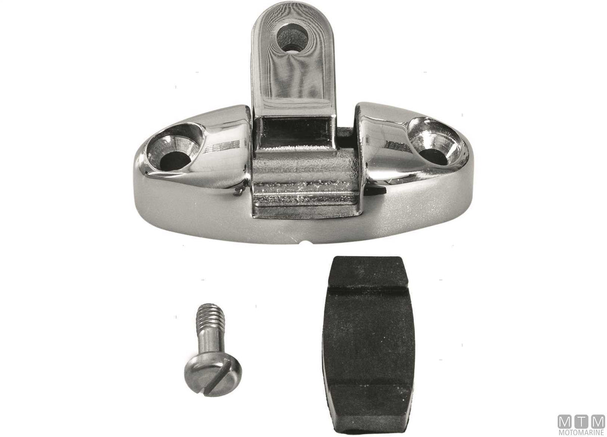 BPI mounting base in stainless steel for bimini tops - original photo Motomarine Srl