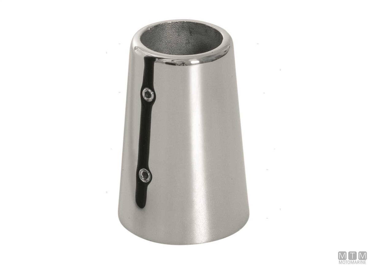 Stanchion base 90° Ø30 mm stainless steel 316 - original photo Motomarine Srl