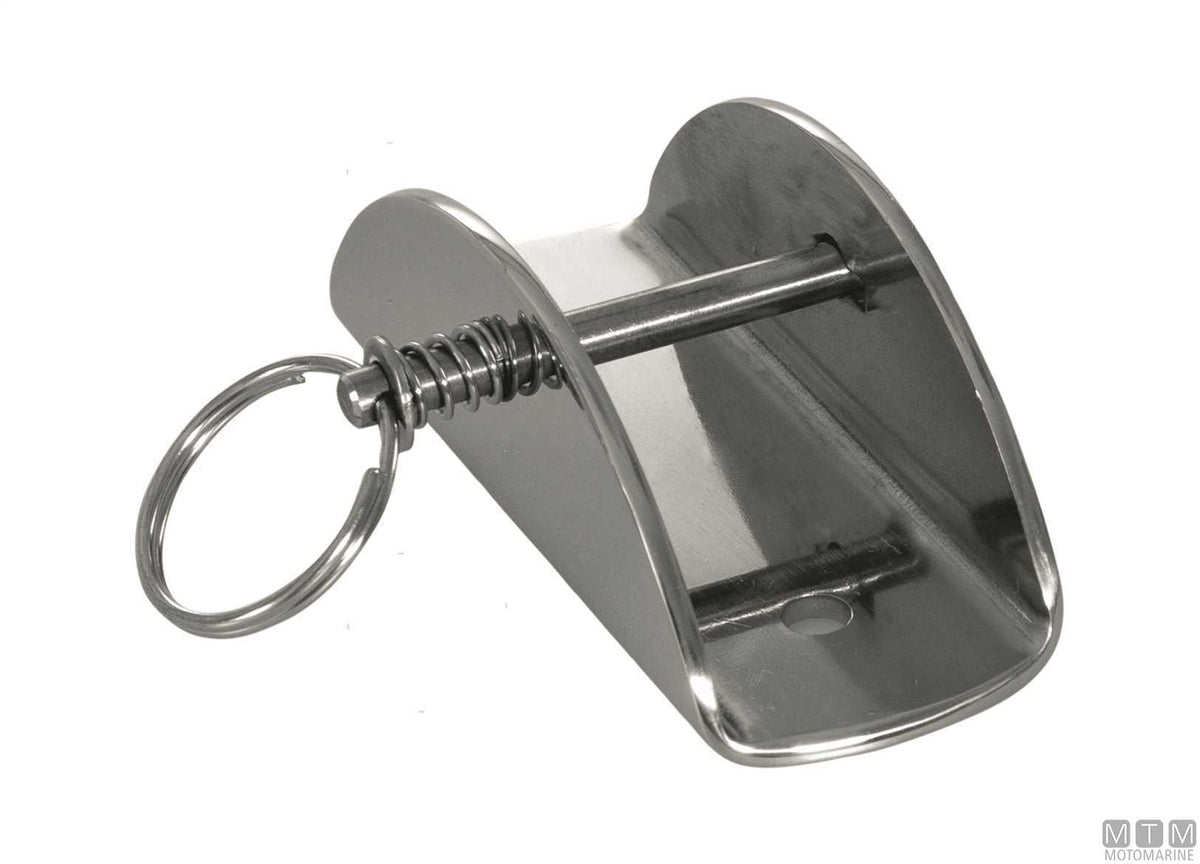 Anchor chock stainless steel 316 100x40 - original photo Motomarine Srl