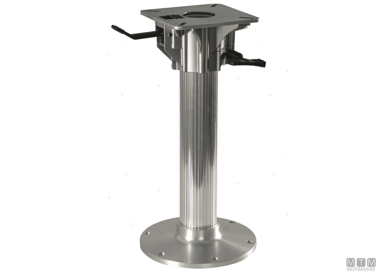 Garelick fixed seat support H460 mm in aluminium - original photo Motomarine Srl
