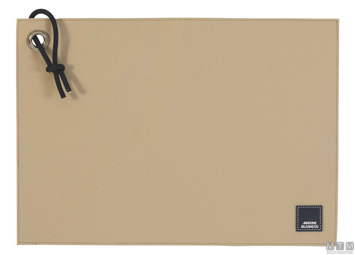 MB waterproof placemats set, beige, 2 pieces - original photo Motomarine Srl