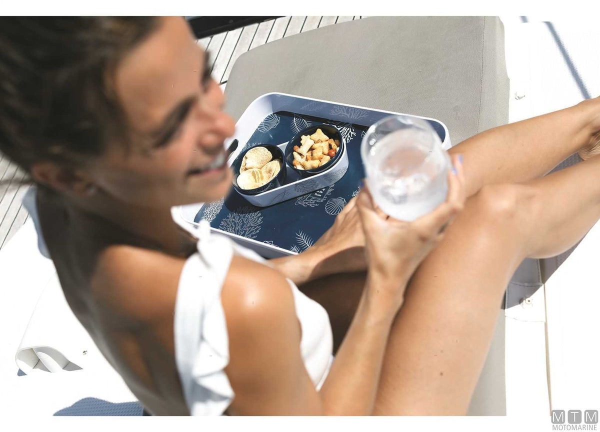 MB Living rectangular tray - original photo Motomarine Srl