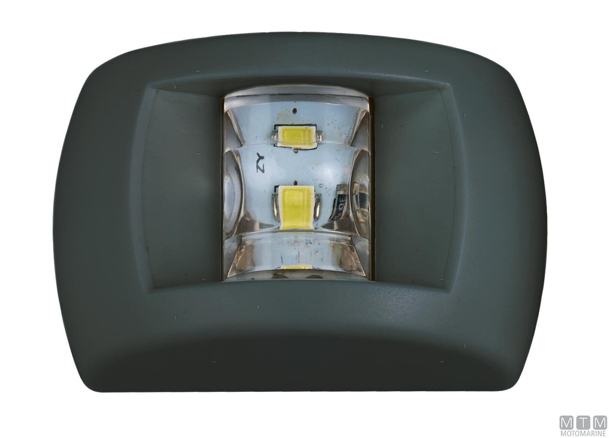 Combined red/green LED navigation light Compact black 70x45 mm - original photo Motomarine Srl