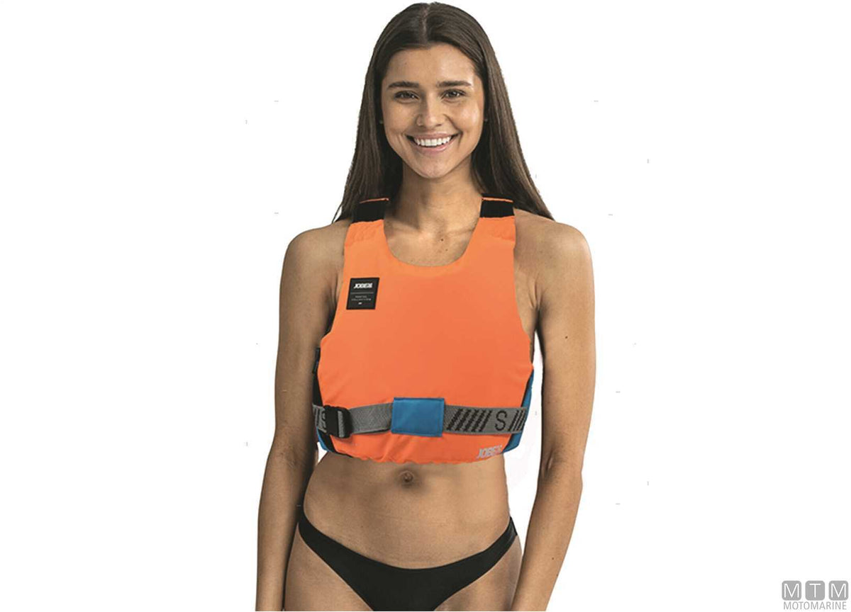 Jobe Short buoyancy vest ISO 50N S orange - original photo Motomarine Srl