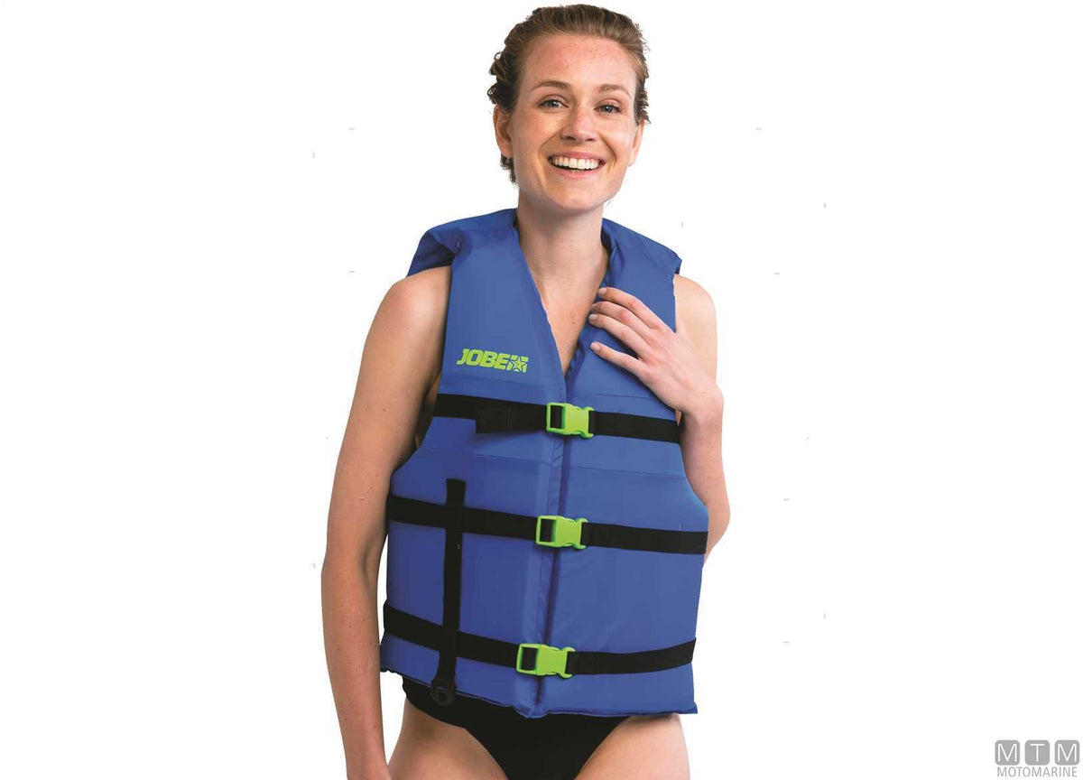Jobe Uni buoyancy vest ISO 50N blue - original photo Motomarine Srl