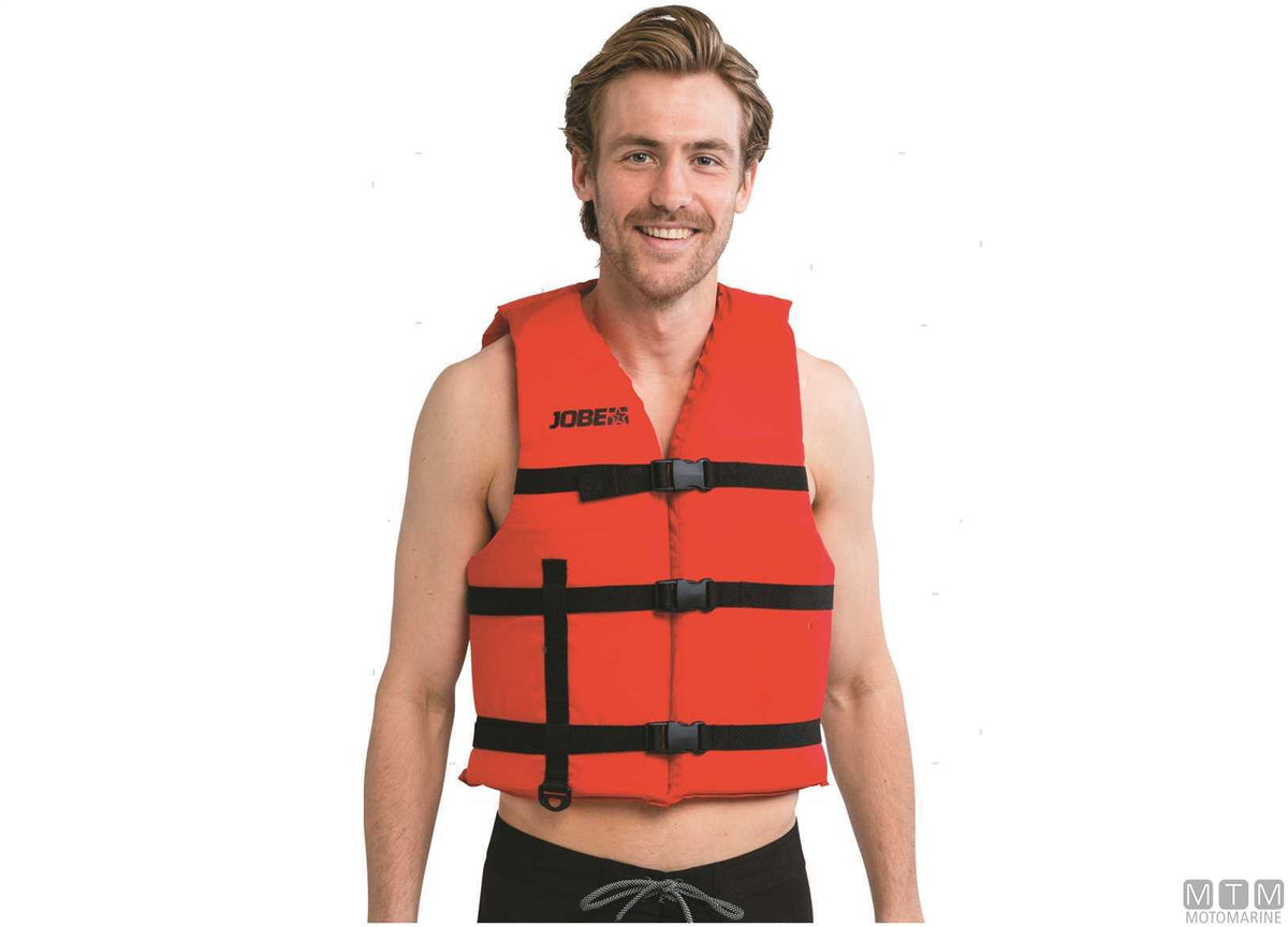 Jobe Uni buoyancy vest ISO 50N red - original photo Motomarine Srl