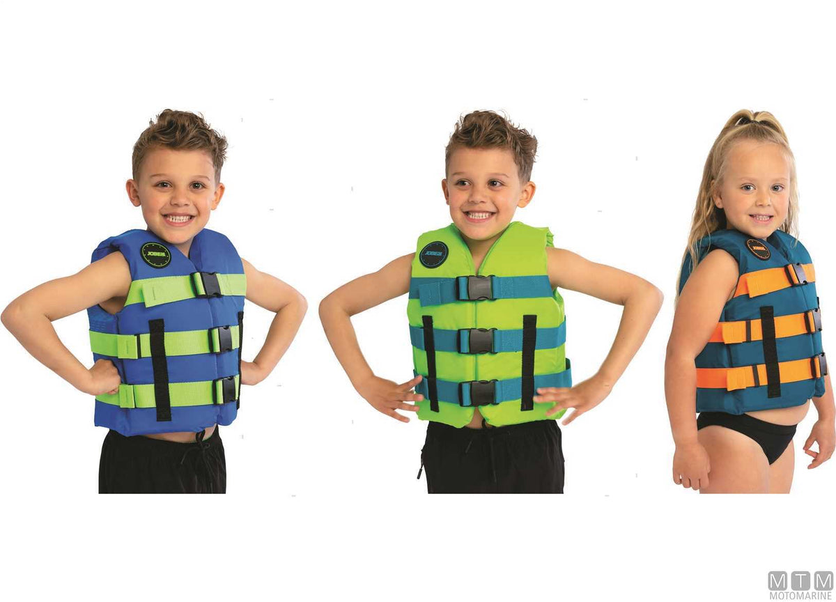 Jobe Youth buoyancy vest ISO 50N blue - original photo Motomarine Srl