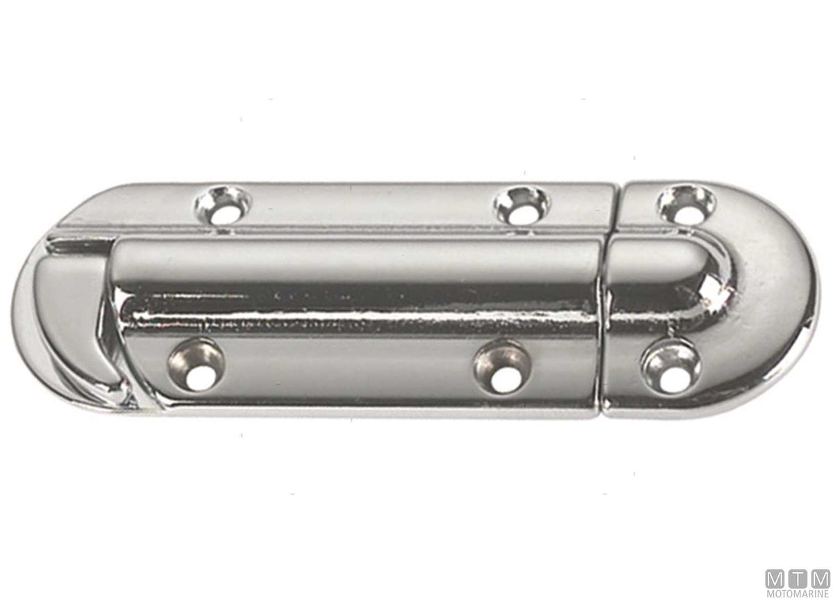 Spring bolt latch 120x40 mm chrome-plated brass - original photo Motomarine Srl