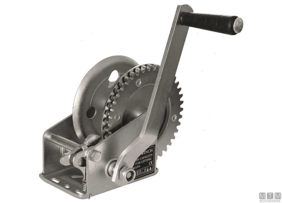 Manual trailer winch pull 540 kg - original photo Motomarine Srl