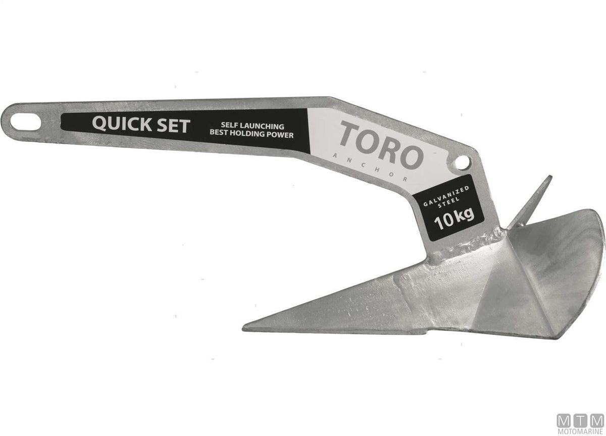 Toro anchor 40 kg, hot-dip galvanized steel - original photo Motomarine Srl