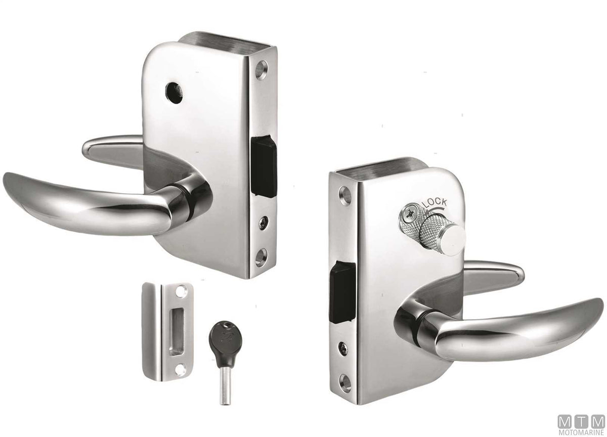 Strike plate for privacy door lock stainless steel - original photo Motomarine Srl