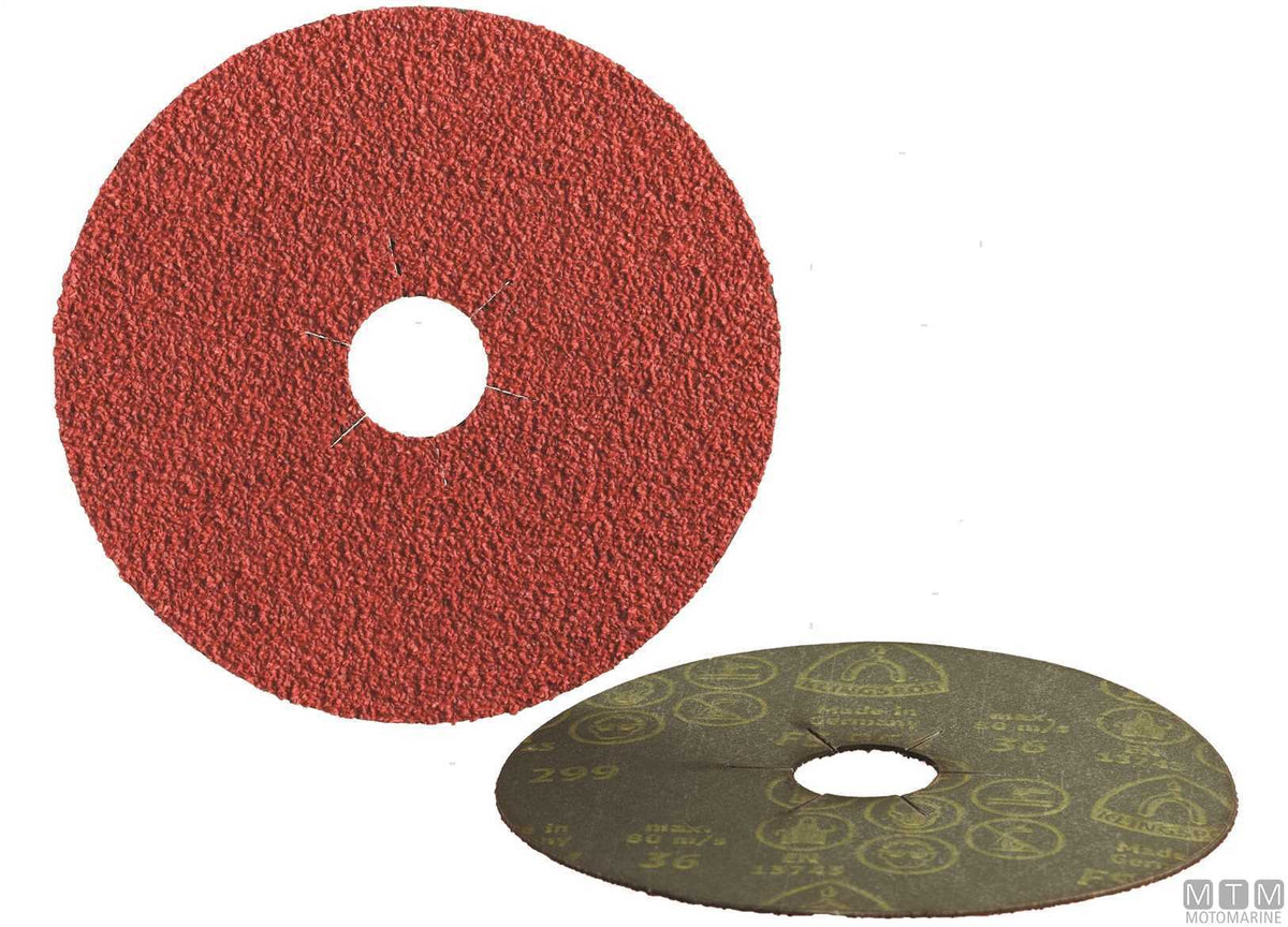 MET EVO fiber disc P80 Ø115 mm - original photo Motomarine Srl
