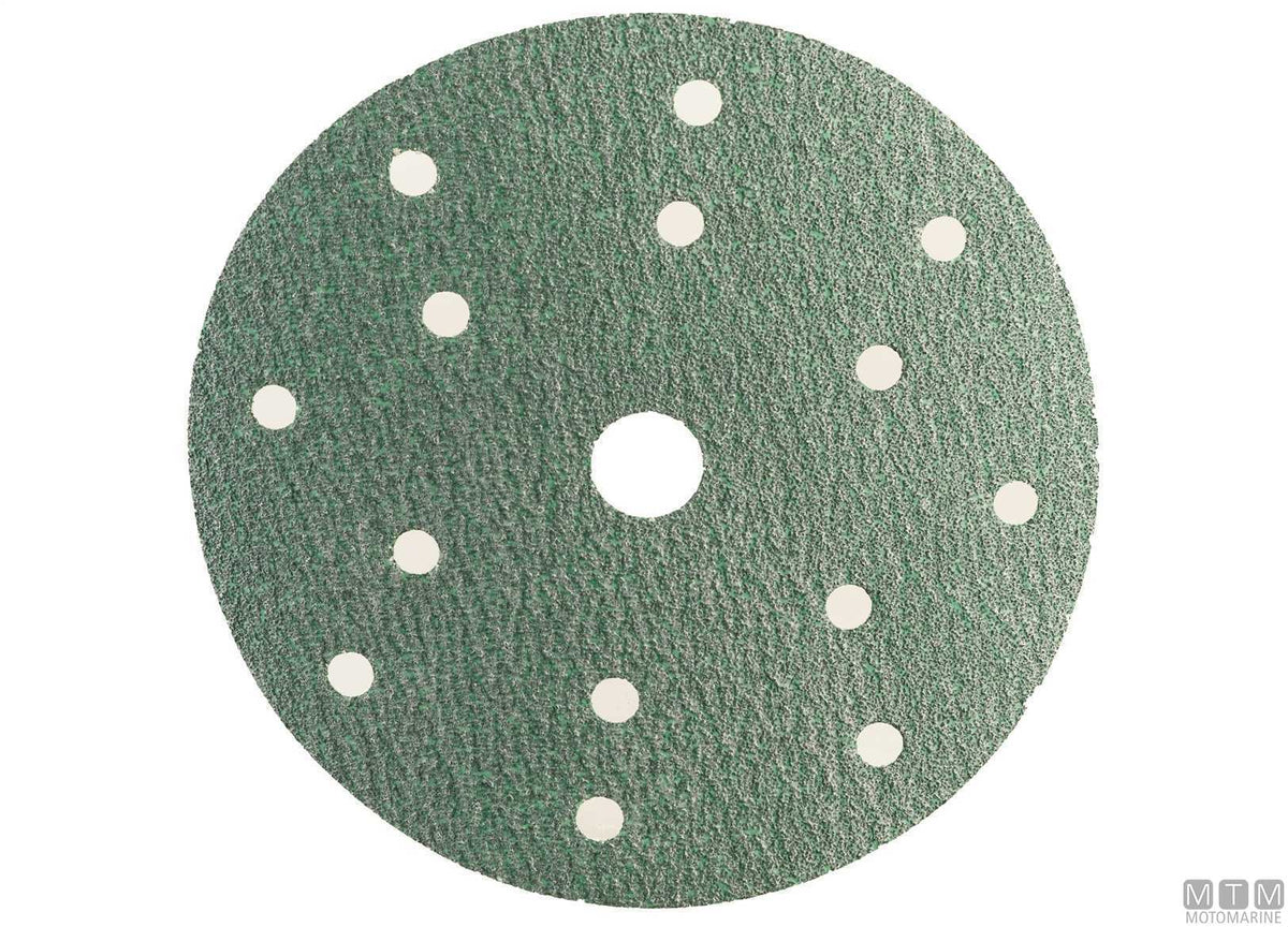 Hook-and-loop abrasive disc GFZ P40 150 mm - original photo Motomarine Srl
