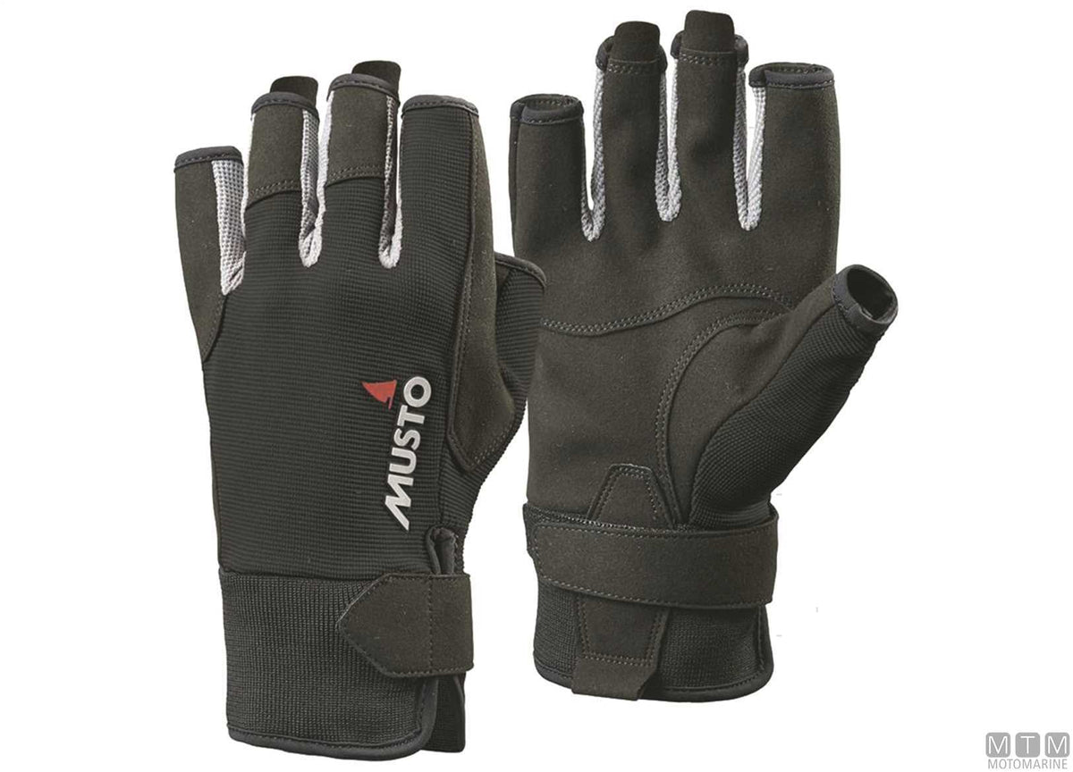 Musto Essential Sailing 3/4 Gloves 991 black 2XL - original photo Motomarine Srl