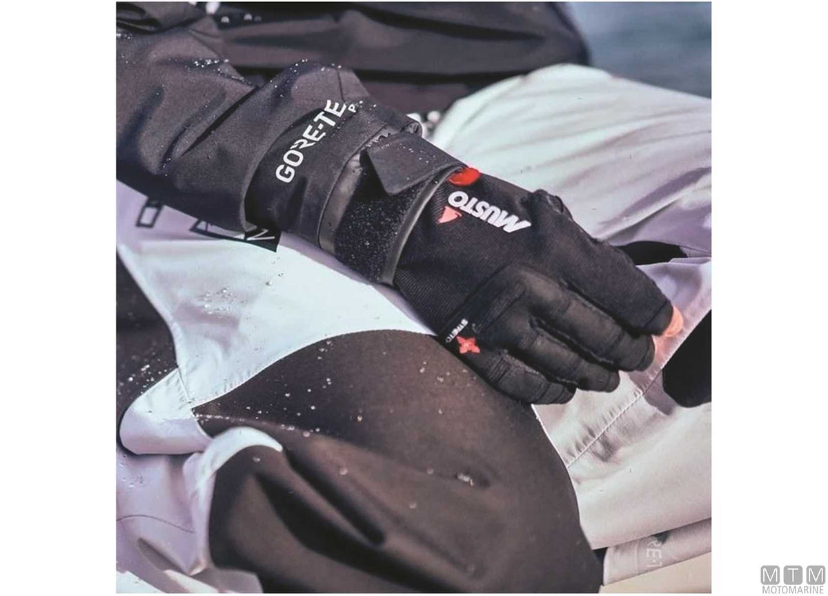 Musto Essential Sailing 3/4 Gloves 991 black 2XL - original photo Motomarine Srl