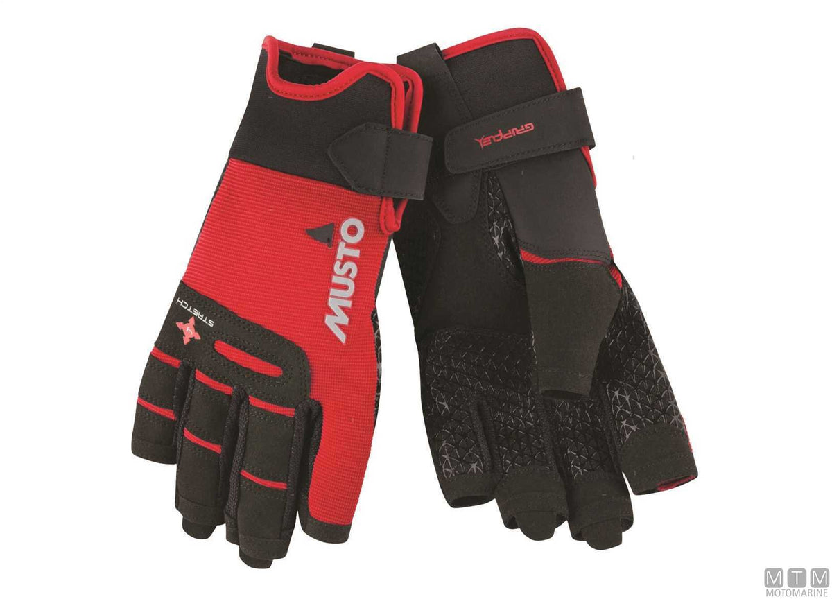 Musto Performance 3/4 Gloves 169 red XL - original photo Motomarine Srl