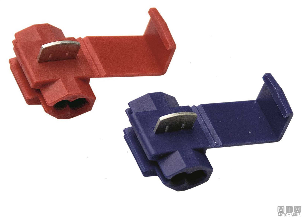 Red quick splice connector for cable 0.25-1 mm - original photo Motomarine Srl