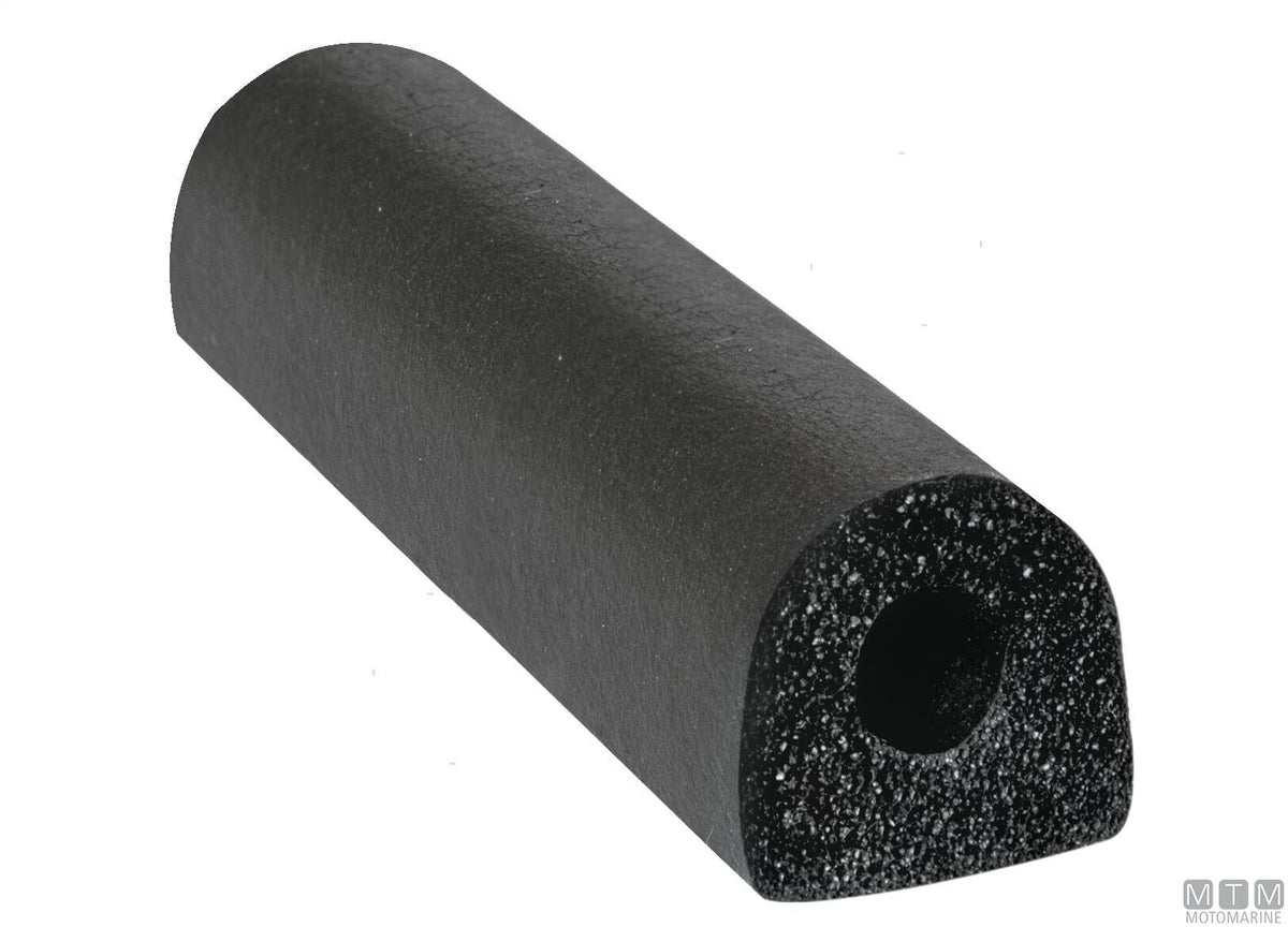 Trim-Lok DO rubber seal black 9 mm 3M adhesive L 15 m - original photo Motomarine Srl