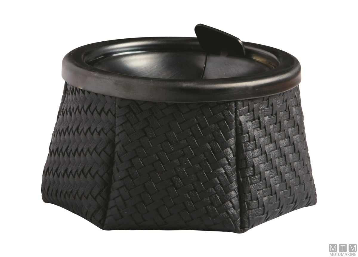 MB Windproof Rattan Black Ashtray - original photo Motomarine Srl