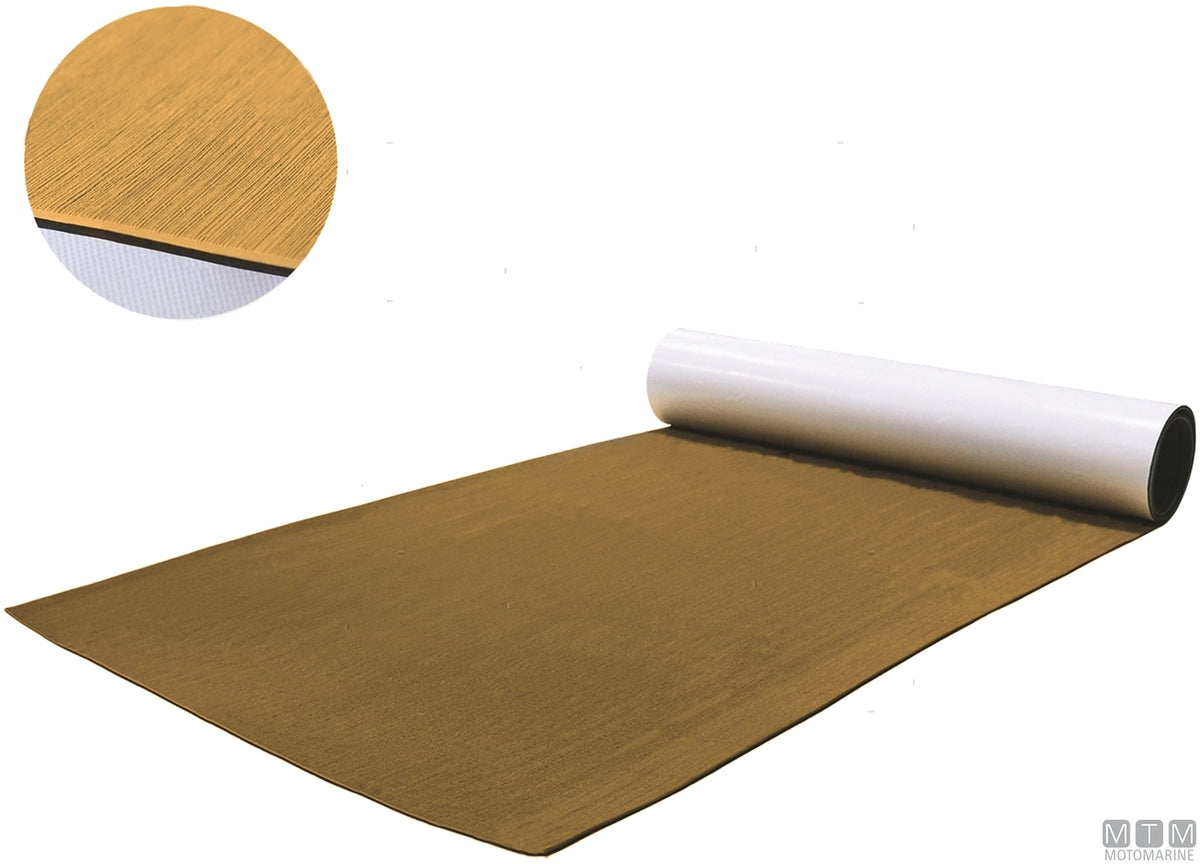 Milled EVA Deck covering 200x100 cm grey - original photo Motomarine Srl