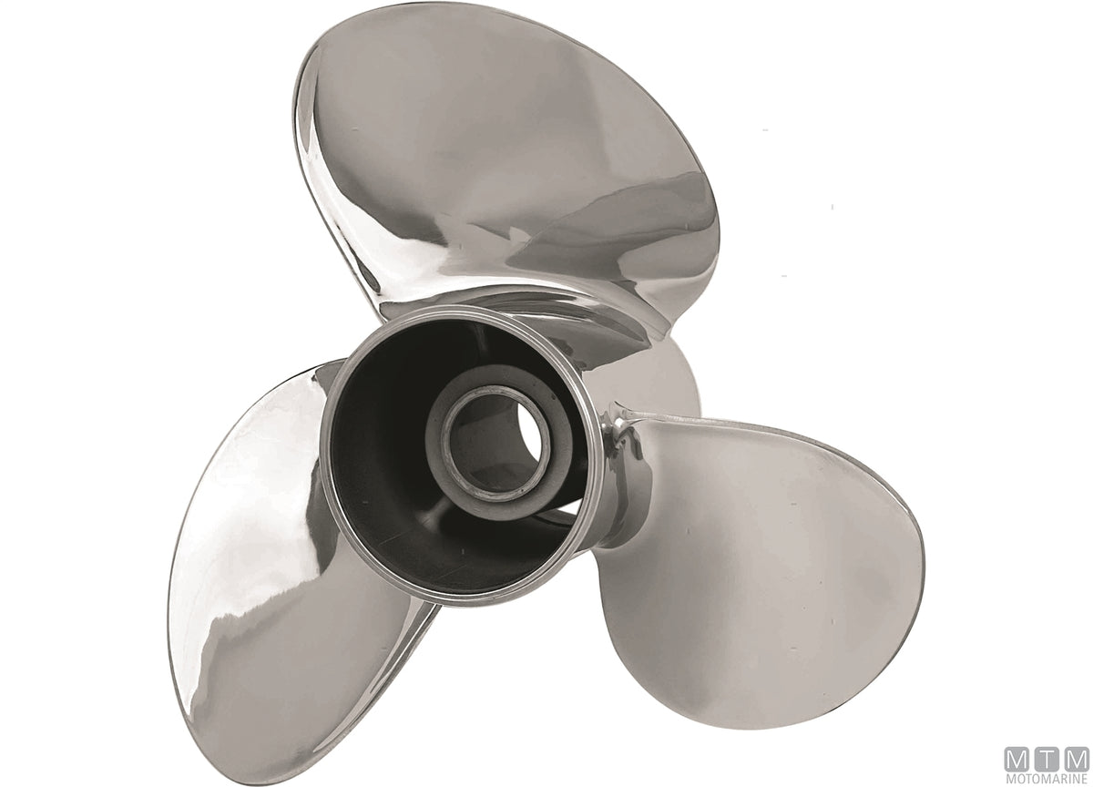 Alice propeller 3 blades stainless steel 14x19L - original photo Motomarine Srl