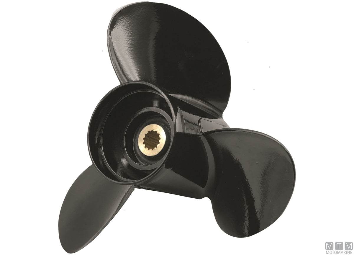 Alice propeller for Suzuki 3-blade aluminium 13 5/8x12 - original photo Motomarine Srl