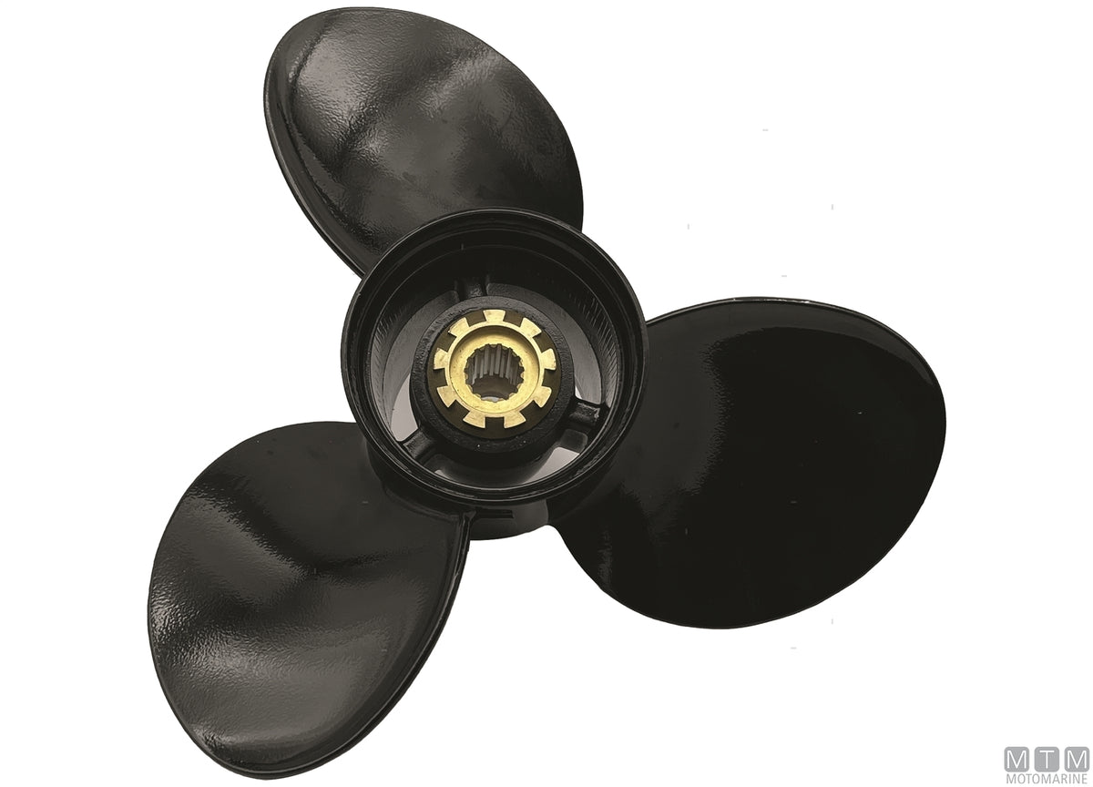 Alice propeller for Tohatsu 3-blade aluminum 12 3/4X21 - original photo Motomarine Srl